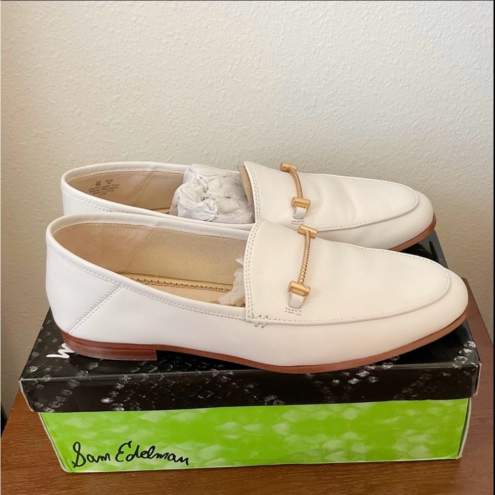 Sam Edelman White Loafers for Women